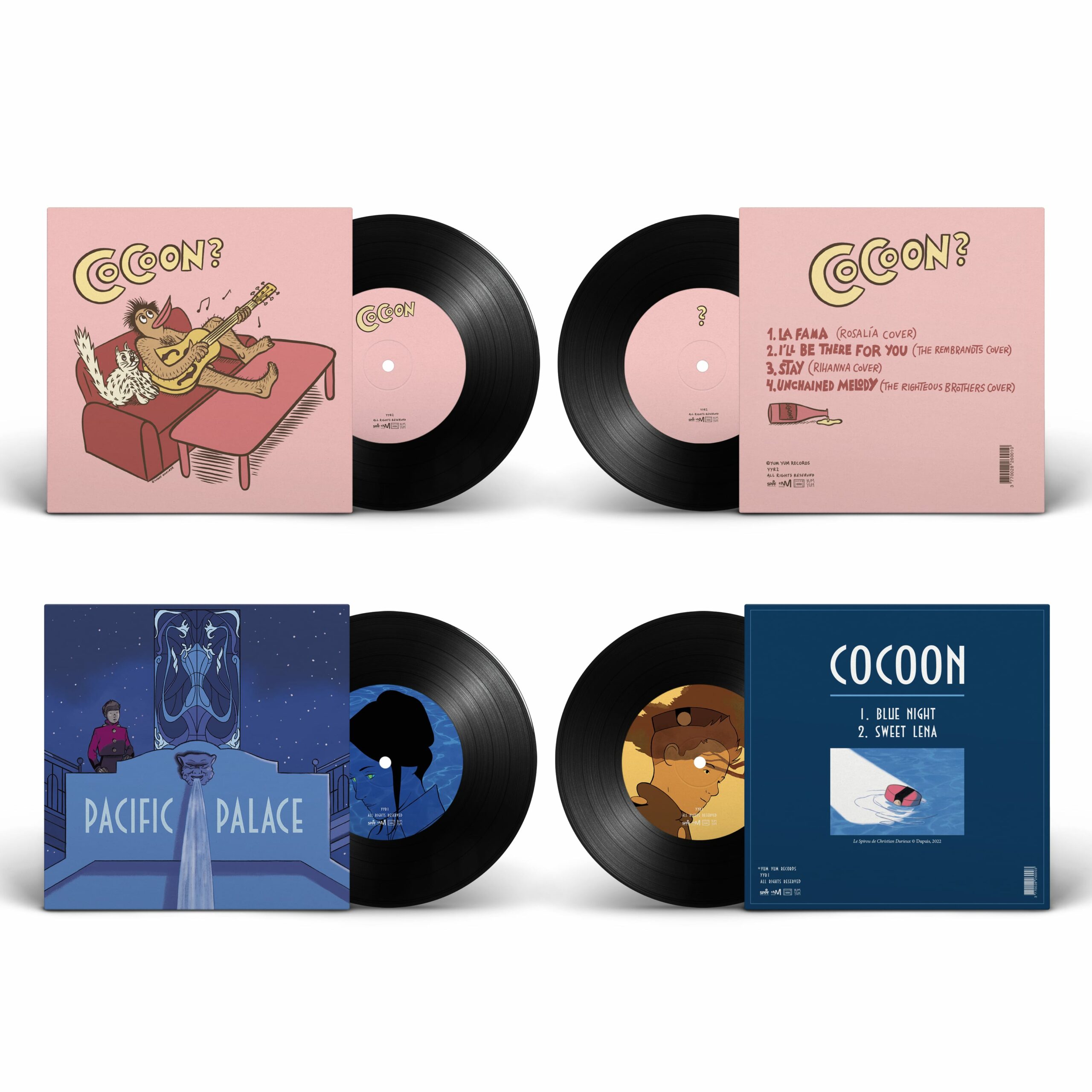 Yum Yum Records - Cocoon – Pack vinyls dédicacés